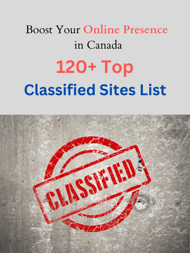 120+ Canada classified sites list – TSP